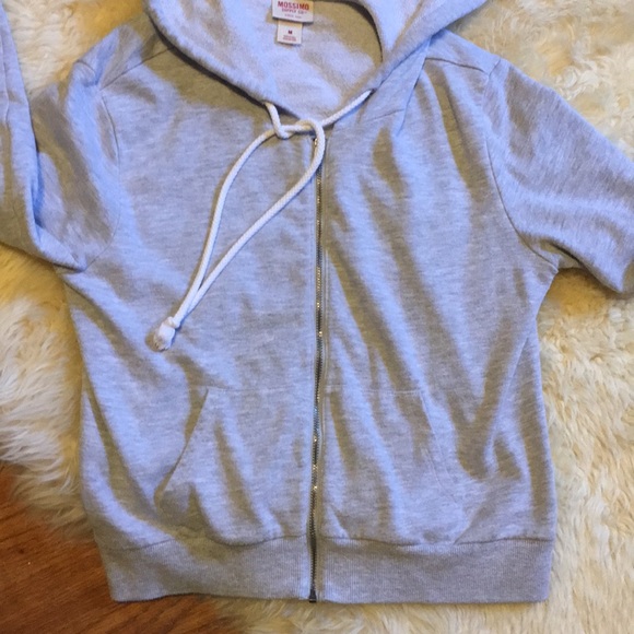 Mossimo jacket with hood, grey size Medium - Picture 4 of 7